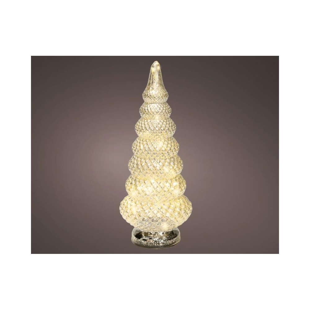ALBERO VETRO MICROLED LUCE CALDA D.15 H.36.5